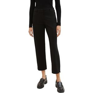 TOM TAILOR Mia Straight Damesbroek, 14482 - Deep Black, 34W x 28L