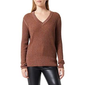 ICHI Dames IHMELEO LS3 pullover, 181031/Toffee, L