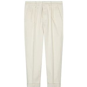 Seidensticker Studio Chino - Regular Fit - gemakkelijk te strijken - chinobroek - lang - uniseks - katoenmix, gebroken wit, 50