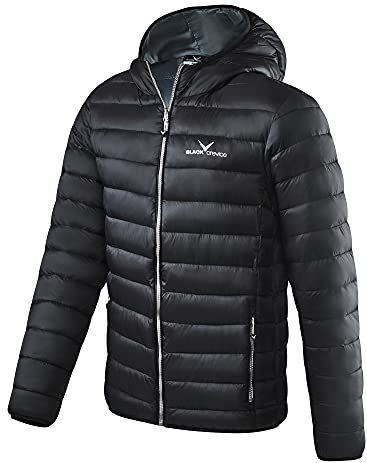 Black Crevice - Gewatteerde Herenjas - Wind- en Waterafstotend - Lichte Gewatteerde Jas