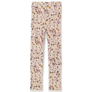 Bestseller A/S Meisjes NKFWANG Wool Needle XXIII Leggings, Moonbeam/AOP: AOP, 116, Moonbeam/Aop: AOP, 116 cm