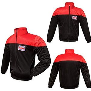 Qube Heren trainingspak Team Wear S zwart/rood