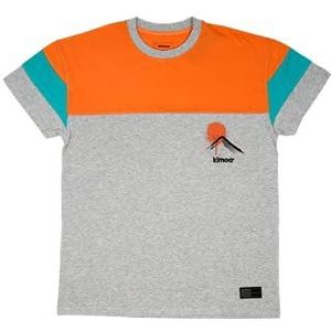 Kimoa T-shirt Peak meerkleurig, grijs, S Unisex Volwassenen