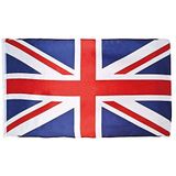 Boland 11620 - Decoratievlag Union Jack, 1 stuk, afmeting 90 x 150 cm, Engeland, vlag, voetbal, wereldkampioenschap, Londen, decoratie, banner, wanddecoratie, themafeest, carnaval, verjaardag