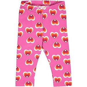 Fred's World by Green Cotton heart leggings baby, fuchsia/mandarijn/lollipop/plum, 62 cm