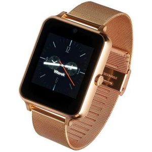 Garett G25 Plus stalen Smartwatch, goud