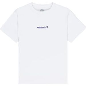 Element - T-shirt Lowcase - Optic White - Korte Mouwen - 100% Katoen