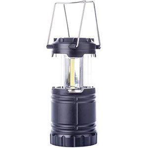 EMOS LED camping lantaarn, draagbare campinglamp met haak en magneet, 300 lumen, 38 uur brandduur, P4006, zwart