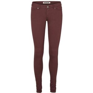 NOISY MAY Nmeve Lw Super Slim Jeans Gu207 Clr Skinny jeans voor dames, bruin (Fudge), 25W x 32L