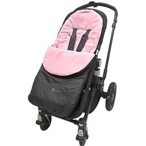 Voetzak/COSY TOES compatibel met baby buggy kinderwagen kinderwagen licht roze