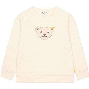Steiff Mini Bird's Twittering Sweatshirt voor meisjes, antiek wit., 110 cm