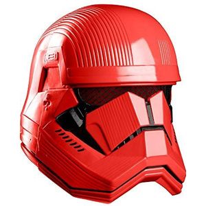 Rubie's Officieel Disney Star Wars Ep 9, Red Stormtrooper-masker, 2-delig, eenheidsmaat voor volwassenen