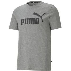 Puma Men's Essentials Logo T-Shirt (Available in Big & Tall), Medium Gray Heather, Small
