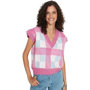 Trendyol Trui vesten - Roze - V-hals, roze, M