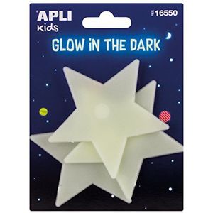 APLI Kids 16550 Star lichtgevende stickers 3 u.
