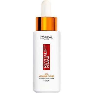 L'Oréal Paris Serum 12% Vitamine C Pure + Salicylzuur + Vitamine E - Antioxidant & Anti-Aging - Onregelmatige teint, Poriën en Ridules - Anti-UV Fles - Revitalift Clinical - 30 ml