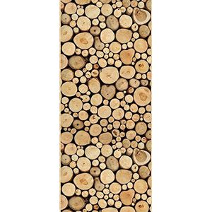Livingwalls Zelfklevend paneel Pop.up Panel 2 2,50 m x 0,35 m beige bruin 300701