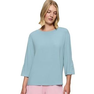 Triumph Aura Spotlight Top Shirt voor dames, blauw (Silver Blue), 44