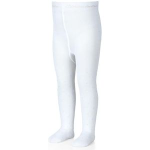 Sterntaler Meisjespanty met stippen, wit, 74 cm