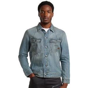 G-STAR A-Line Slim Jacket, Blauw (vintage gold digger D26919-D788-H117), XS