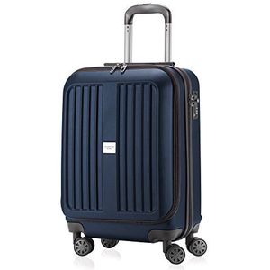 HAUPTSTADTKOFFER - XBERG koffer trolley reiskoffer hard shell mat (S, M, L), mat donkerblauw, 55 cm, handbagage