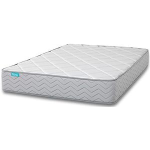 Cecotec Visco-elastische matras Flow ViscoFoam 2900 160 x 190 meerdere lagen, hoogte 25 cm, HR-schuimkern, hoge sterkte, visco-elastische en zachte lagen, stretchstof