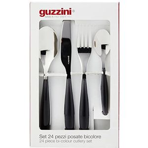 Guzzini - Feeling, 24-delige bestekset, grijs, 15,8 x 7,5 x h25,5 cm