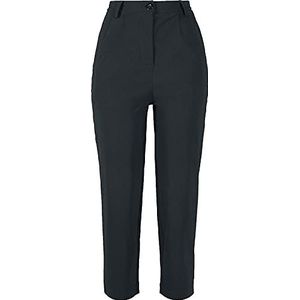 Urban Classics Cropped Pants voor dames, hoge taille, zwart (00007), S