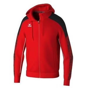 Erima EVO STAR trainingsjack met capuchon (1032401) unisex kinderen, rood/zwart, 116