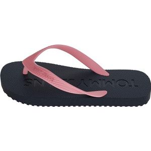 Tommy Jeans Dames TJW Logo FLIP Flop, Tickled Pink, 36 UK, Roze gekieteld, 36 EU