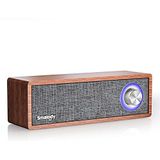 Houten Retro Bluetooth-Luidsprekers, Smalody Draagbare Bluetooth-Luidsprekers, Vintage Houten Luidsprekers voor Kamerdecoratie, Perfect voor Coffeeshops,Restaurants, Vintage Coth-Winkels, Slaapkamers