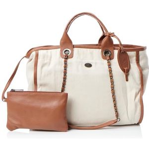 TILDEN Women's Shopper Bag, bruin beige, bruin/beige, Eén Maat