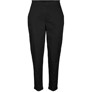 VERO MODA Vmmayra Mr Tapered Cotton Pant broek voor dames, zwart, (XL) W x 32L