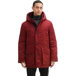 TOM TAILOR Heren 1041321 jas, 13721-Burgundy Dark Red, M, 13721, bordeauxrood, M