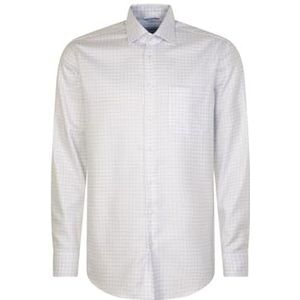 Seidensticker Zakelijk overhemd voor heren, regular fit, strijkvrij, New Button-down, lange mouwen, 100% katoen, lichtblauw, 48
