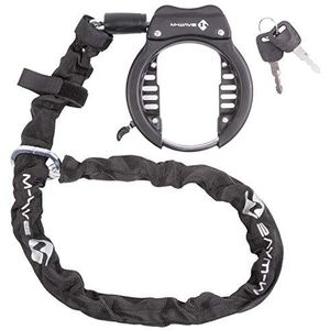 M-Wave Unisex – volwassenen-ring chain XL frameslot met ketting, zwart