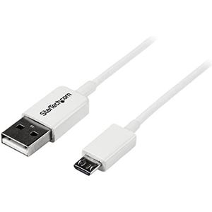 StarTech.com 1 m witte micro USB-kabel - A naar micro B