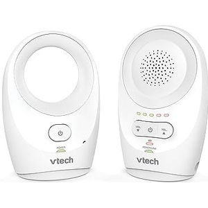 VTech DM1111 babyfoon met digitale audio — DECT-technologie, geluidsniveau-indicator, riemclip en meer — met ouder- en babyunit || Geen standby-functie