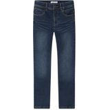 NAME IT Nkmsilas Slim Fleece Jeans 3023-An O, donkerblauw (dark blue denim), 116