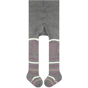 FALKE Uniseks-baby Panty Multi Stripe B TI Katoen Noppen op de zool 1 Stuk, Grijs (Light Grey 3407), 62-68
