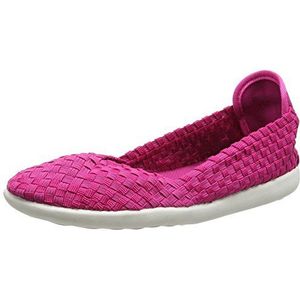 Spot On Dames F80219 ballerina's, Roze Fuchsia, 37 EU