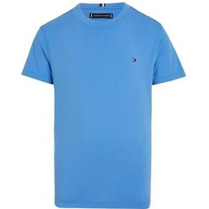 Tommy Hilfiger Essential Cotton Tee S/S T-shirt voor jongens, Blauwe spreuk, 12 jaar