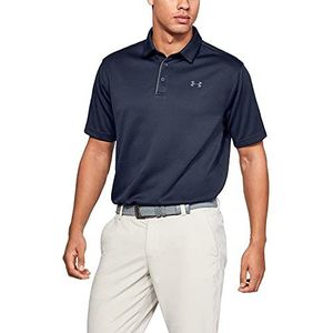 Under Armour Heren Tech, ademend poloshirt, comfortabel en korte mouwen sportshirt met losse pasvorm