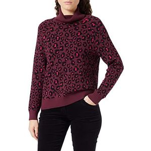 GERRY WEBER Edition Dames 770543-44713 trui, rood/oranje/paars/roze print, 46