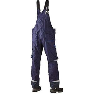 JAK 1603 Stretch Am. Overall | Navy/R.Blue | 60L (42/35)