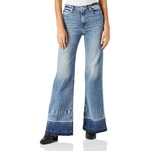 7 For All Mankind Moderne Dojo New Era jeans voor dames met uitgevouwen zoom, Lichtblauw, 52