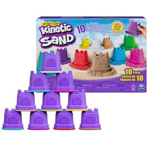 Kinetic Sand - 10-delige Zandkastelenset - Sensorisch speelgoed