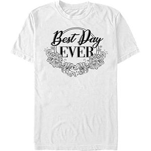 Disney Tangled - Best Day Ever Unisex Crew neck T-Shirt White 2XL