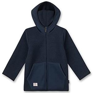 Sanetta Fleecejack voor babyjongens, blauw (deep blue), 62 cm