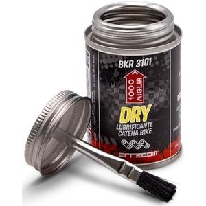 1000 Miglia BKR 3101-120 ml Can, Dry Lube Bike Chain, for Dry and Dusty Weather Conditions, Brush included